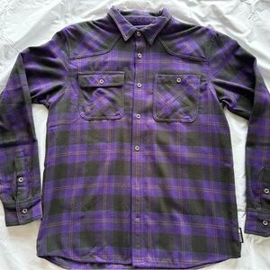 Men's Purple Flannel Shirt